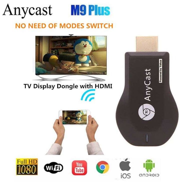 M9 plus anycast новый hdmi wifi smart tv iphone android — 1
