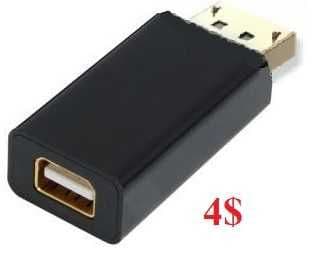 Кабель - адаптер  mini DP to DP 16K — 6