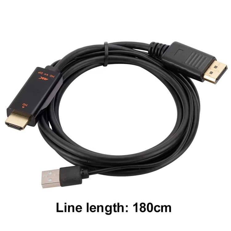 Кабель-преобразователь HDMI to Displayport 4K UHD2.0 — 6