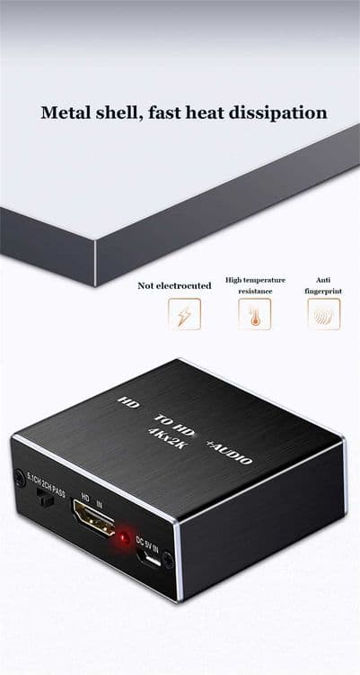 HDMI - HDMI аудио конвертер + SPDIF 5.1ch/2.0ch — 7