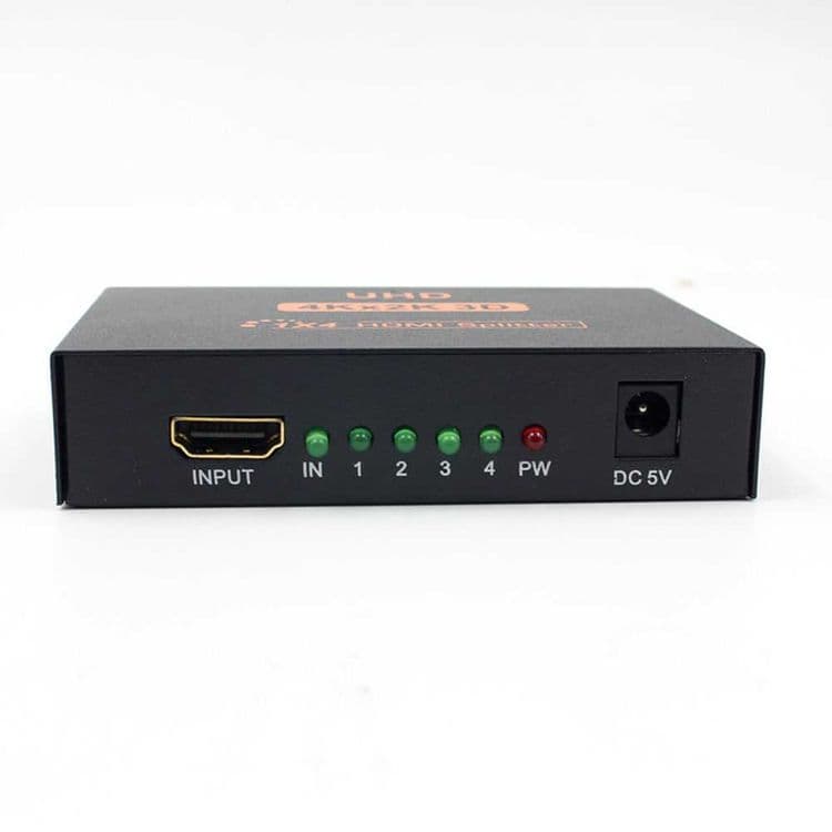 HDMI 1 to 4 Splitter 4K Ultra HD 2160P с доп. питанием — 6