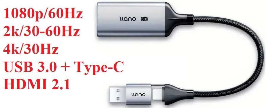 Для видео карта захвата HDMI к USB 3.0 FullHD 1080p — 2