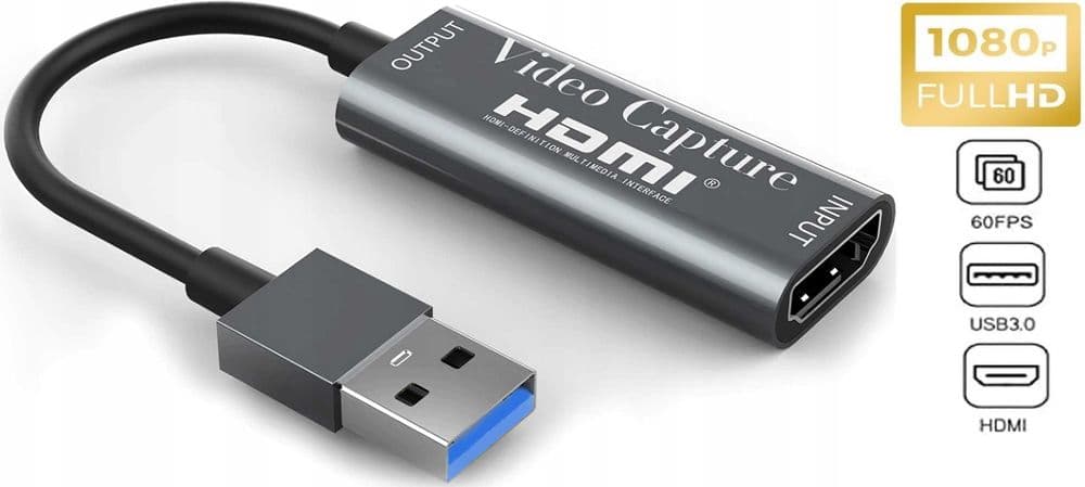 Для видео карта захвата HDMI к USB/TypeC  2160p/1080p — 2