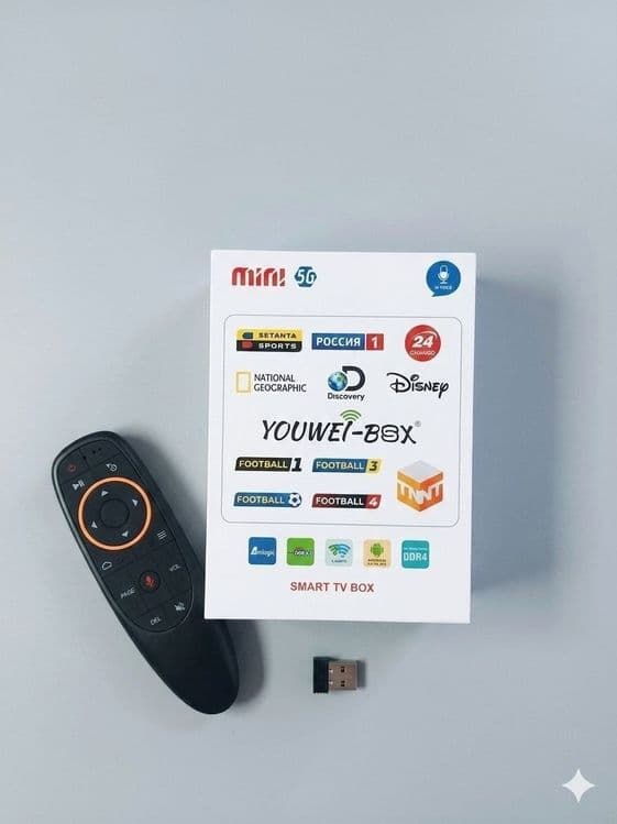 Smart TV  4/32   1000 канал TV box Smart приставка  тюнер — 7