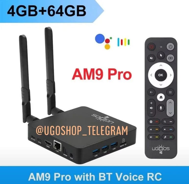 Ugoos AM9 PRO 4/64 Android smart TV box — 1