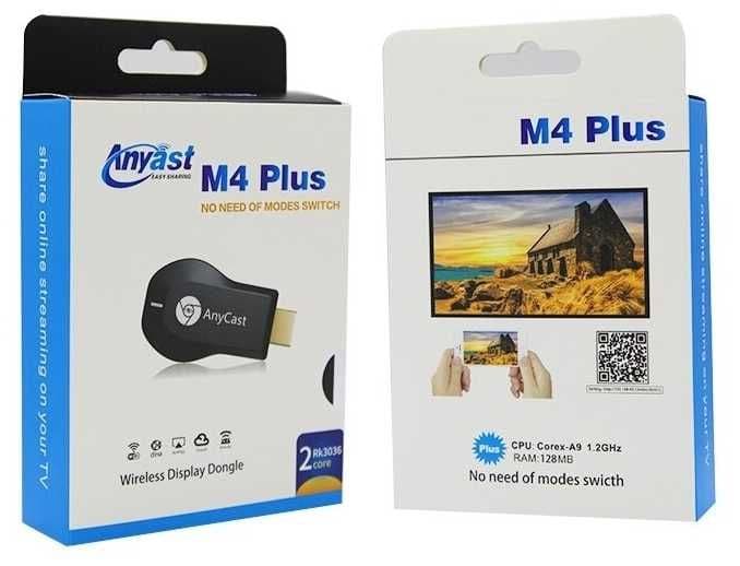 Новый anycast m4 plus hdmi wifi smart tv адаптер приставка android ios — 4