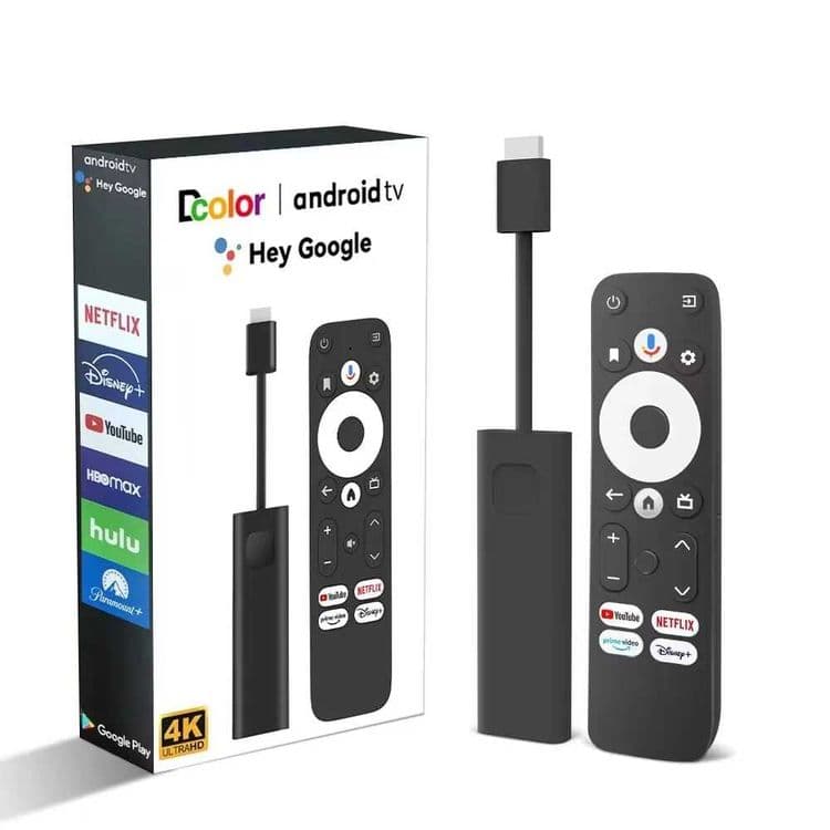 DCOLOR GD1 24g/5g Сертифицированный 4K HD Smart Android 11 TV Stick — 2