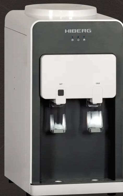 Кулер для воды
HIBERG DK 20W
настольный с верхней загрузкой бутыли и к — 3
