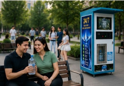 Vending Suv Aparati – 24/7 Avtomatik Toza Ichimlik Suvi Savdosi — 1