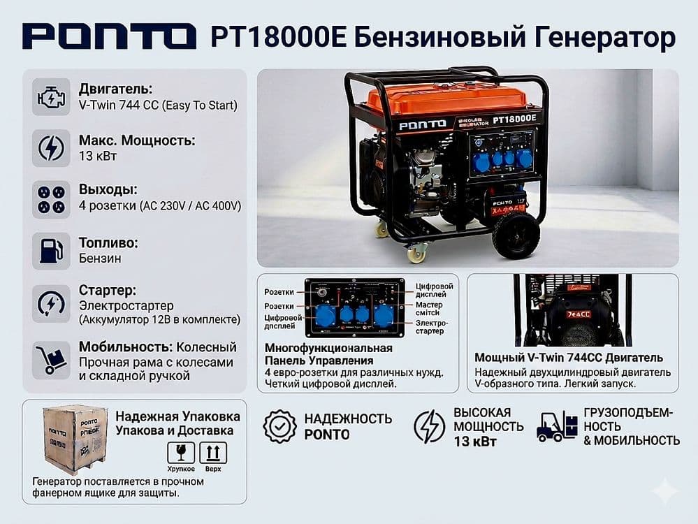 генератор бензиновый 10 квт — 2