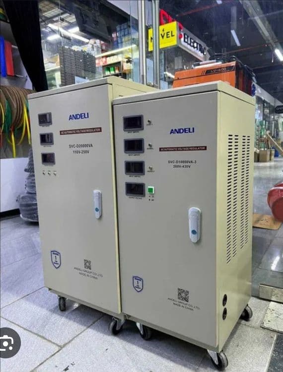 Мощный стабилизатор 100 кВт Andeli SBW (3-фазный) Стабик, Эпа, Алин — 4