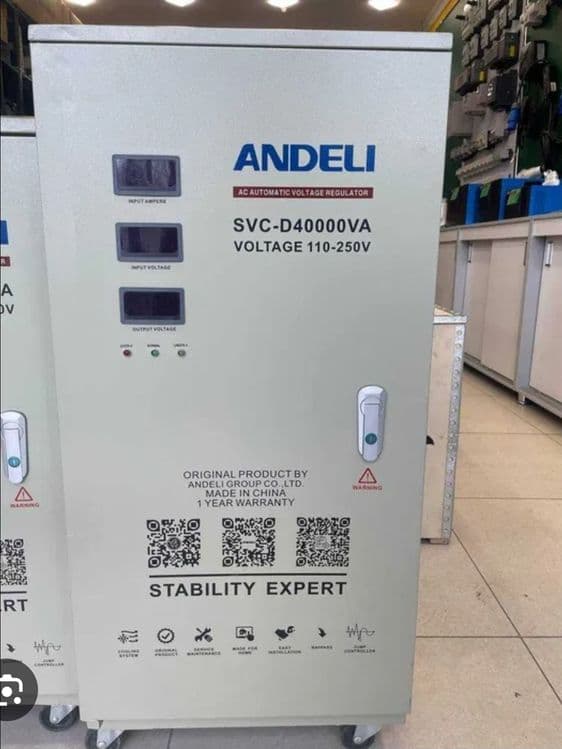 Мощный стабилизатор 100 кВт Andeli SBW (3-фазный) Стабик, Эпа, Алин — 5