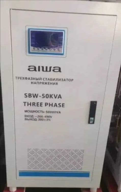 Трехфазный стабилизатор 50 кВА AIWA D50VA SBW-50KVA (3 фазы) — 1