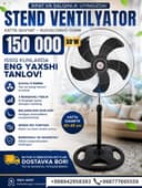 VENTILYATOR Standli - 150 ming soʻm Optim narxda! Uzb boʻylab dostavka