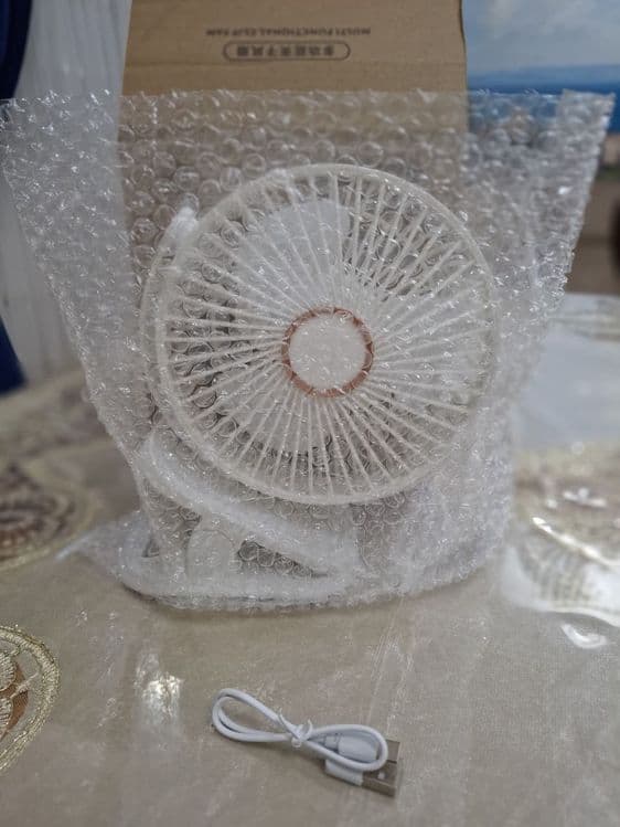 Mini Ventilator Stol Ustiga Quyiladigan Qisqichli — 3