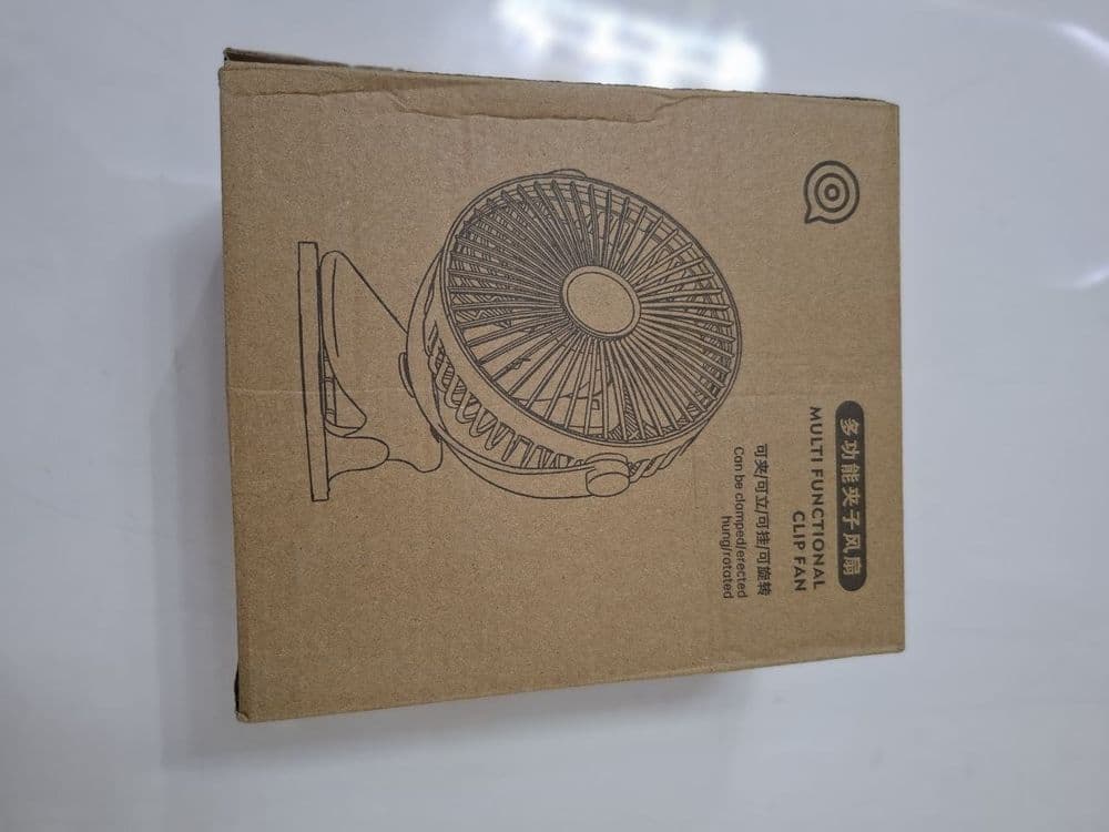 Mini Ventilator Stol Ustiga Quyiladigan Qisqichli — 4