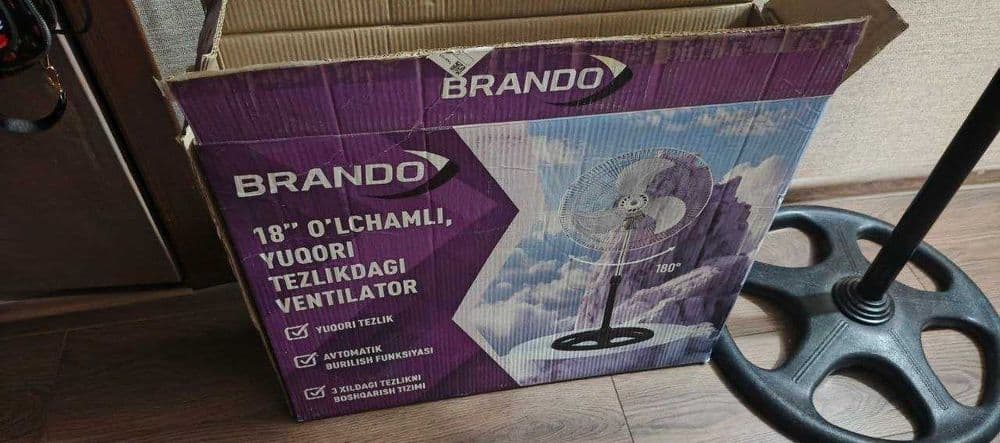 Вентилятор напольный BRANDO 3 скрости 18" — 2