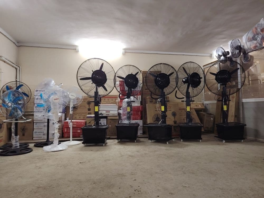 Оптом! водяной вентилятор 65 75 размер Suvli ventilator Emerald 24 7 — 2