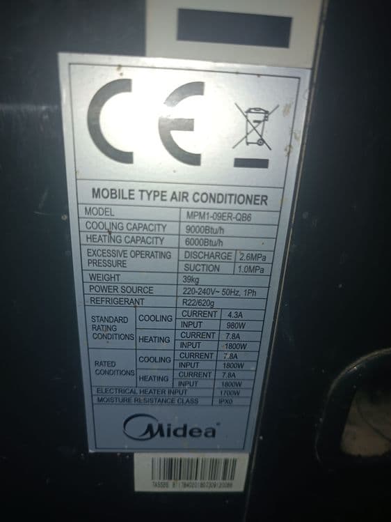 Мобильный Кондиционер Midea 9 — 4