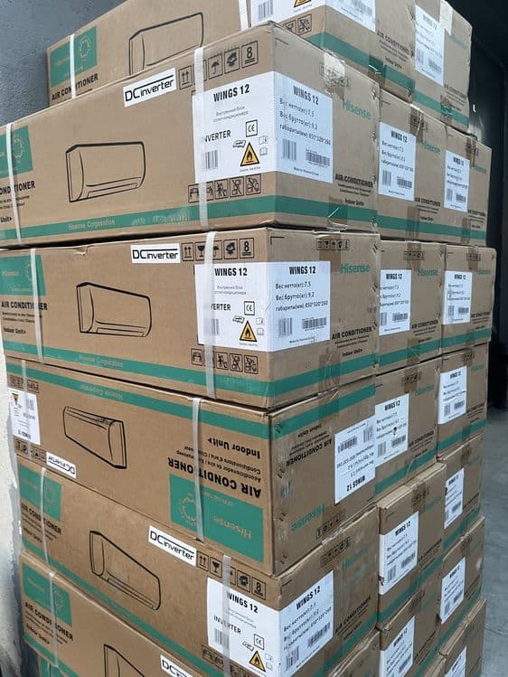 Кондиционер Hisense 12 wings Инвентор бесплатна даставка оптом с склад — 3