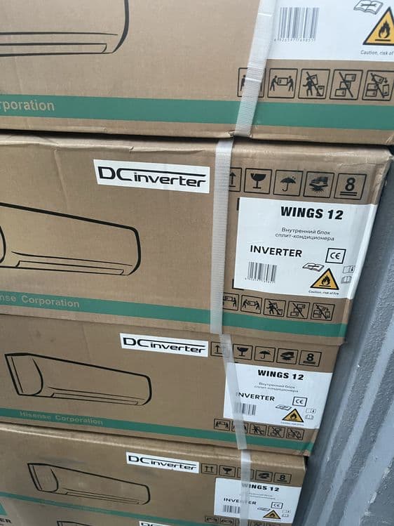 Кондиционер Hisense 12 wings Инвентор бесплатна даставка оптом с склад — 6