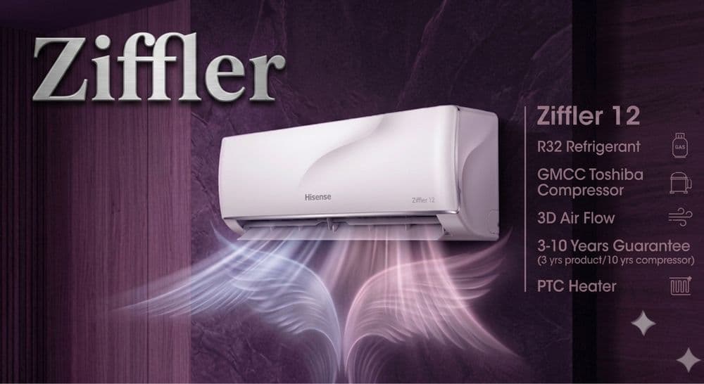 Кондицонер Ziffler R32/Gmcc Toshiba/Ptc Heater/3d airFlow/3-10гарантия — 3