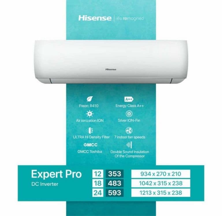 Hisense On Off  Smart DC Inverter все модели есть — 1