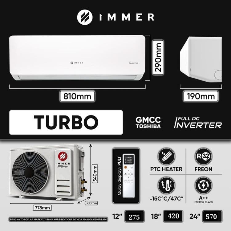 Konditioner Immer yengi modella 12” 18” 24” — 1