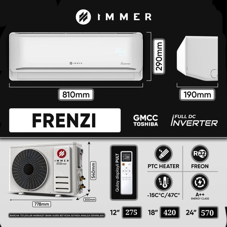 Konditioner Immer yengi modella 12” 18” 24” — 5
