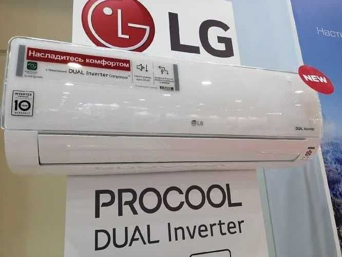 Кондиционер LG 18 DUAL Inverter есть on/off доставка установка 24/7 !! — 1