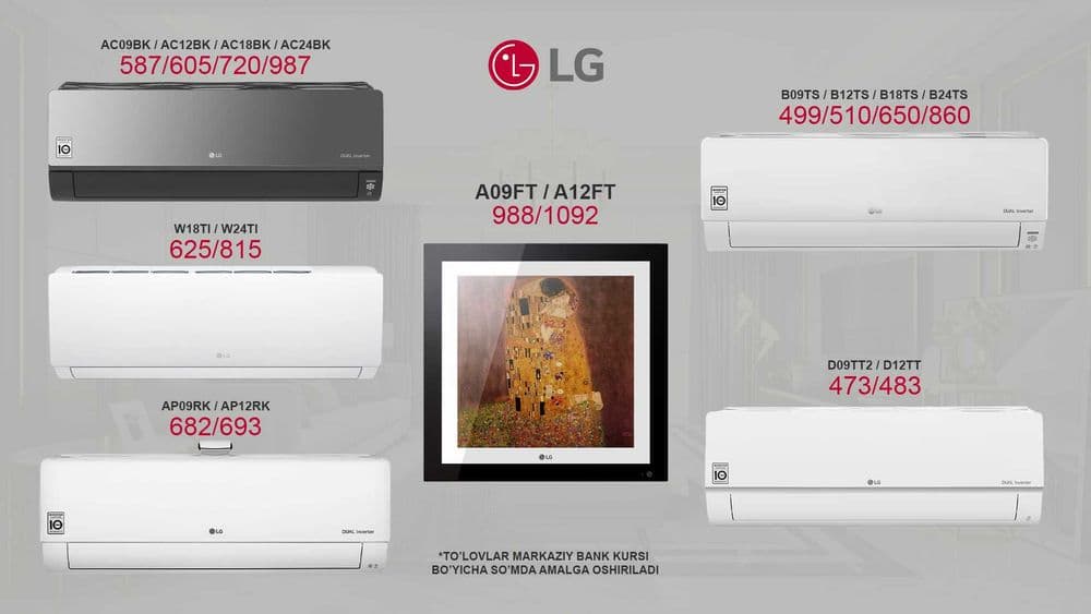 Кондиционер LG W12TI DualCool Inverter Pro /ОПТОМ/ СО СКЛАДА !!! — 3