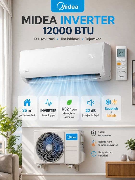 Кондиционер Midea 24 000 BTU (Сплит-система) — 1