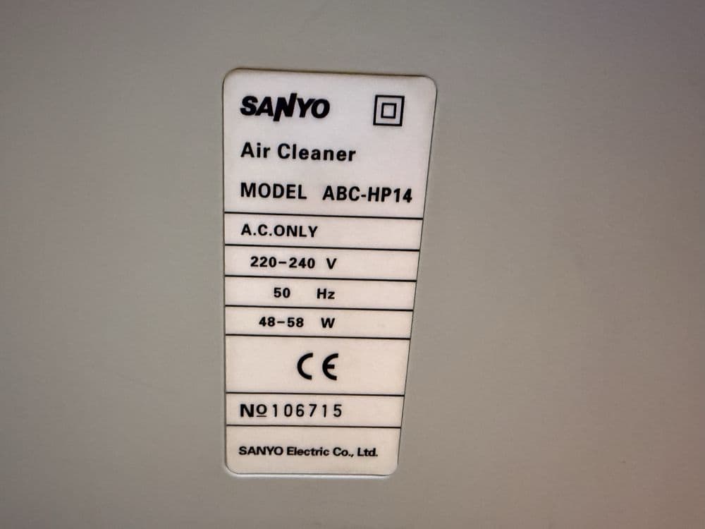 * SANYO Air Cleaner оригинальный фильтр воздуха в хорошем состоянии — 5