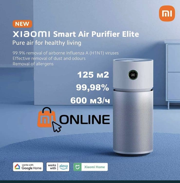 Очиститель. Новый. Xiaomi Elite.4 lite.4pro.Compact. Mijia 6. Глобал. — 4