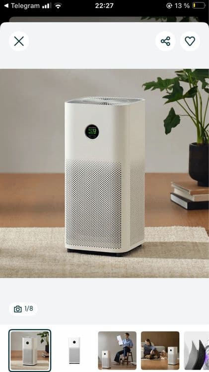 Очиститель воздуха smart mijia 6 — 1