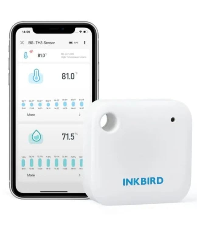 Логгер WIFI Tермометр
влажности INKBIRD, 2,4 ГГц — 2