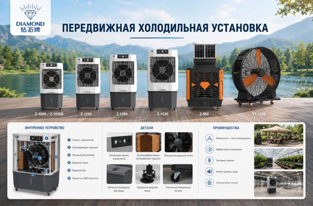 Вадиной охладитель увлажнитель очиститель ventilyator suvli — 5