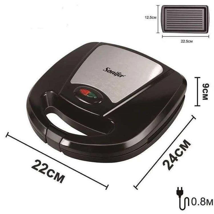 Sonifer 9в1 Сендвичница Тостер Вафельница Toster sf-6123 — 2