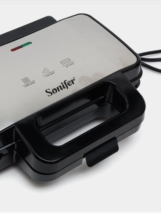 Sonifer 3в1 Сендвичница Тостер Вафелница Tostеr sf-6166 — 3