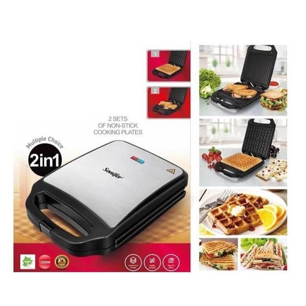 Вафельница Sonifer 2в1 Тостер sf-6089 — 2