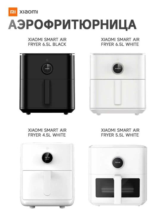 Xiaomi Dual Zone Air Fryer 10L Global new 40шт Аэрогриль фритюрница — 6