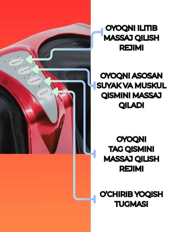 Массажер для ног Oyoq massajor/massaj — 3