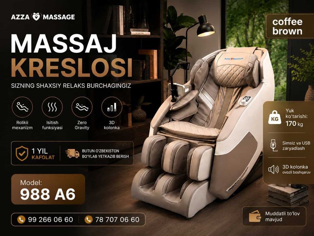Kun charchog'iga massaj orqali yakun yasang