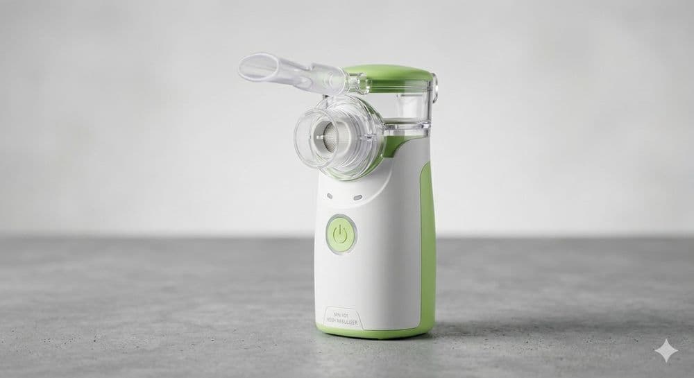 Mini Ingalyator Allergiya, shamollash, bronxit yoki astma bo‘lgan un — 4