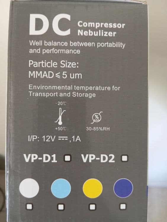 Ингалятор(Nebulizer) DC PRO VP-D1 — 5