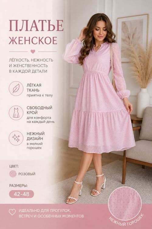 Платье женское в пол — 1