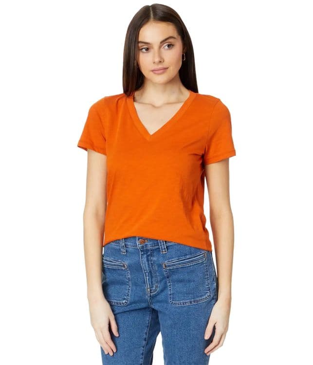 Новая оранжевая футболка Madewell — 1