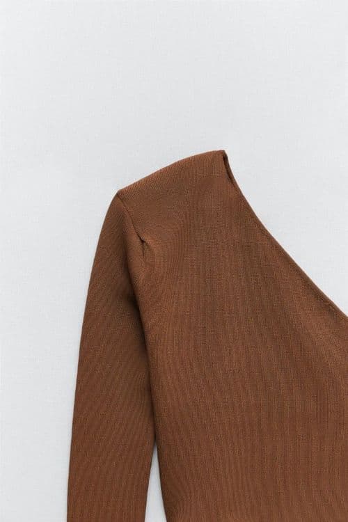 Коричневый топ Zara — 7