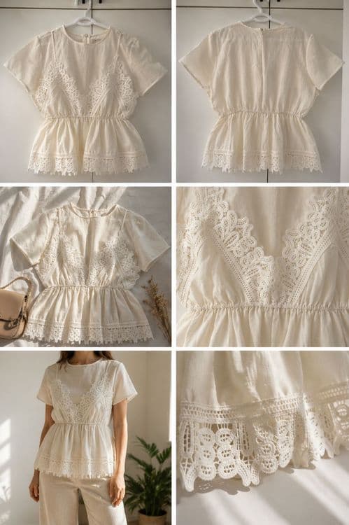 Дизайнерская блуза boho chic — 2