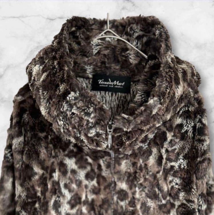 Архивное худи Tornado Mart fur hoodie зипка винтаж — 3